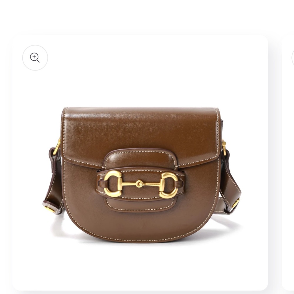 Tiffany & Fred Paris Classic Equestrian Inspired Saddle Bag